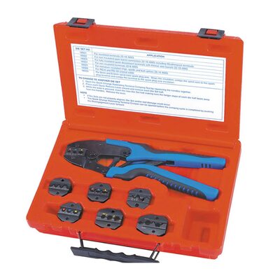 SG Tool Aid QUICK CHANGE RATCHETING TERMINAL CRIMPING KIT
