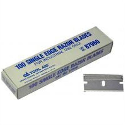 SG Tool Aid 100 Single Edge Razor Blades