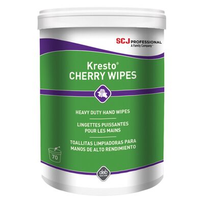 Stockhausen ATP KCW70W Hand Cleaning Hand Cleaning Wipe, 70 ct Canister, Red, Fragrant