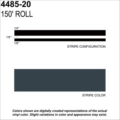 SHARPLINE CONVERTING INC Pinstripe �&rdquo;x150� Hazy Brown Metallic