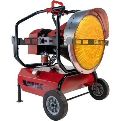 Lanair Products SF-160 Portable Radiant Heater 160,000 BTU Dual Fuel Diesel/Kerosene