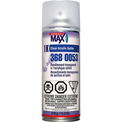 SprayMax 1K Clear Acyrlic Satin