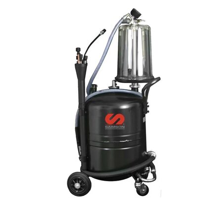 Samson 18  Gallon Oil Suction Unit with 10 Quart transparent chamber - black