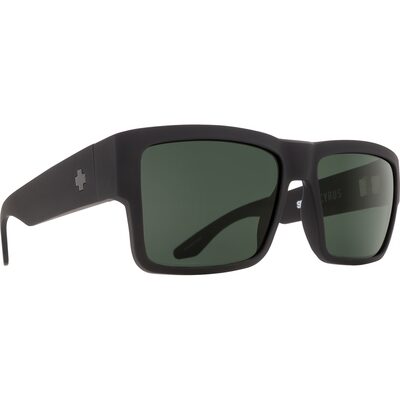 SPY OPTIC INC Cyrus Sunglasses, Soft Matte Black Frame
