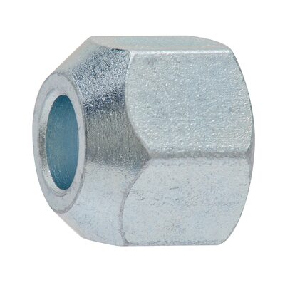 S.U.R.&R. 3/8" FEMALE TUBE NUT 5/8" X 18 (2)