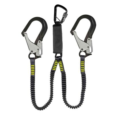 FALL SAFE Lanyard - GRIPPA Series - Positioning - Adjustable Rope Work - Length: 6-feet