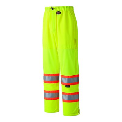 Pioneer Hi-Viz Traffic Safety Pant  - Color:  Hi-Viz Yellow/Green  - Size: XL