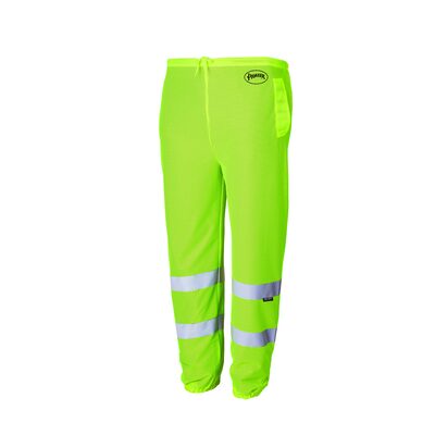 Pioneer Mesh Safety Pants  - Color:  Hi-Viz Yellow/Green  - Size: L/XL