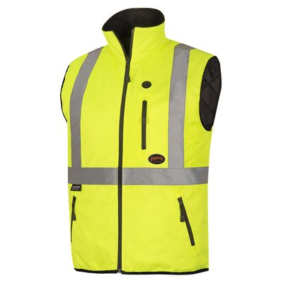 Pioneer Heated Safety Vest  - Color:  Hi-Vis Yellow/Green  - Size: S