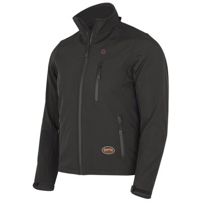 Pioneer Heated Softshell Jacket  - Color:  Black  - Size: M