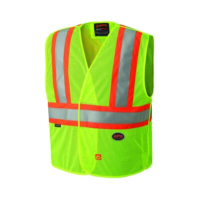 Pioneer Flame Resistant Hi-Viz Vest  - Color:  Hi-Viz Yellow/Green  - Size: S/M