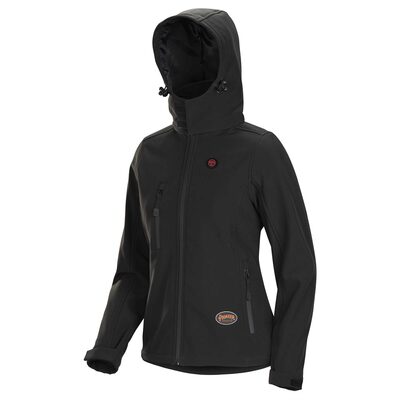 Pioneer Women's Heated Softshell Jacket  - Color:  Black  - Size: S