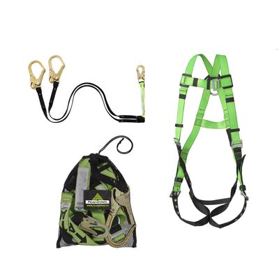 PeakWorks Contractor Kit: Harness, Lanyard, Mesh Bag