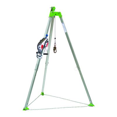 PeakWorks 65' (20 m) Man Winch with 3/16'' (5 mm) Cable and Swivel Hook