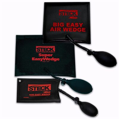 Steck Manufacturing by Milton Easy Air Shim Inflatable Pry Bar and Leveling Air Wedge Bag Tool 3 Pack