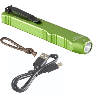 Streamlight Wedge - Includes USB-C Cord, Lanyard - Box - Lime