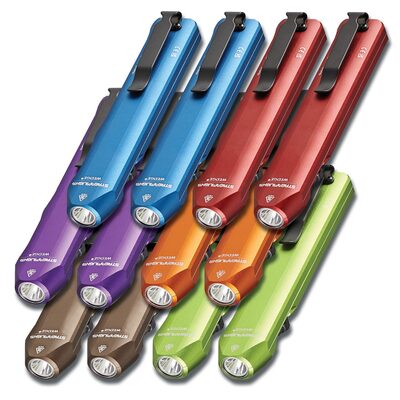 Streamlight Wedge Rechargeable EDC 300 Lumen Flashlight with 1000 Lumen Thro mode - Assorted Colors - 12 Pack