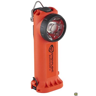 Streamlight Survivor X USB - Includes 22" (55.88 Cm) USB Cord and Battery Carrier - Orange