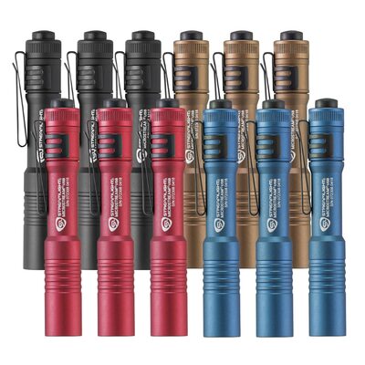 Streamlight MicroStream USB Color Display: 3 Red, 3 Blue, 3 Coyote, 3 Black - Multi