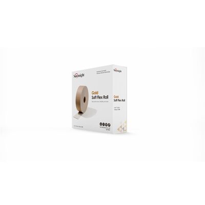 Sunmight USA Corporation Gold 32116 Open Coated Soft Flex Roll, 4-1/2 in W x 27 yd L, P400 Grit, Premium Aluminum Oxide Abrasive