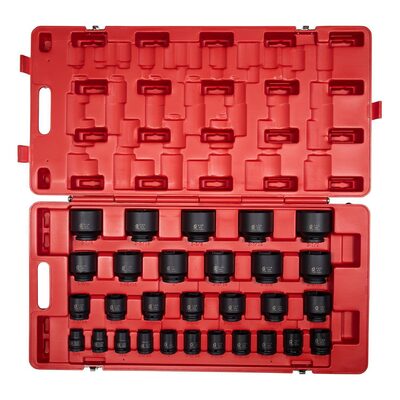 SUNEX 3/4" Drive 29 Piece SAE Impact Socket Set