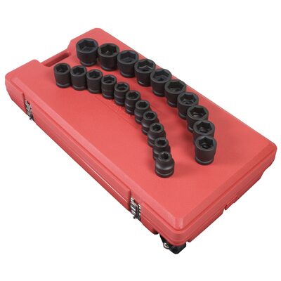 SUNEX 1" Drive 21 Piece SAE Impact Socket Set