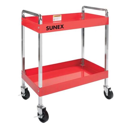 SUNEX 350lb Capacity Multi Purpose Service Cart - Red