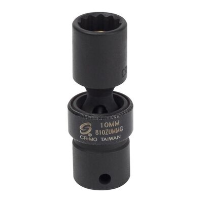 SUNEX 1/4 in. Drive 10 mm Impact Socket