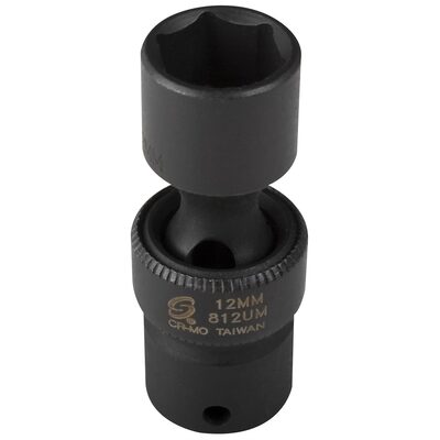SUNEX SOC 12MM 1/4D IMP UNIV 6PT