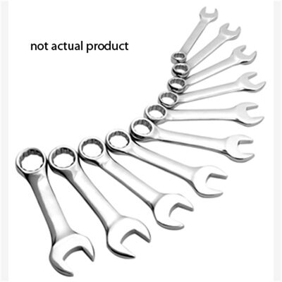 SUNEX Stubby Combination Wrench, 19 mm