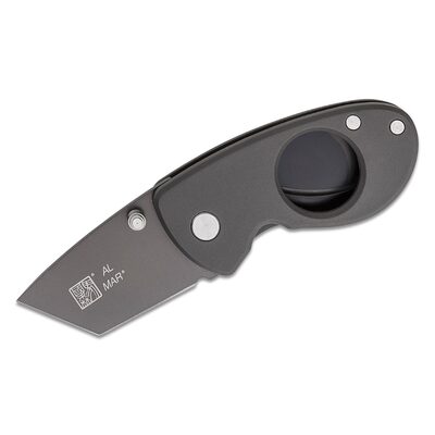 SUNEX Havana Clipper D2/POM, DK Charcoal  Gray Handle, Charcoal Ti