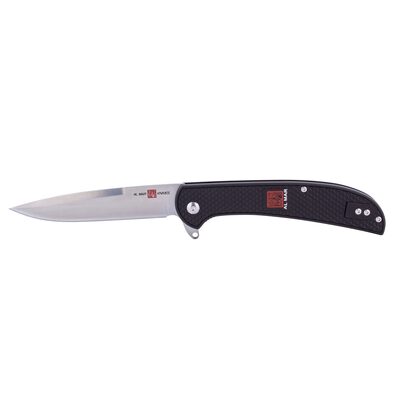 SUNEX Knife UTAS CBB 8Cr 56HRC Satin 4in Trad GlNylon Black
