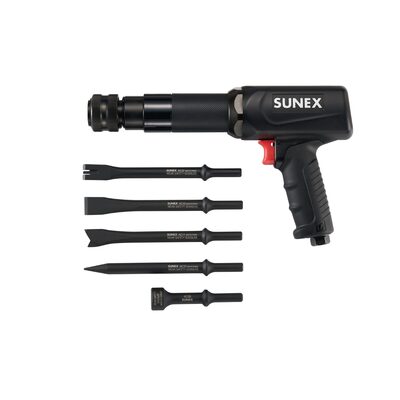 SUNEX Heavy-Duty Long Barrel Air Hammer Kit