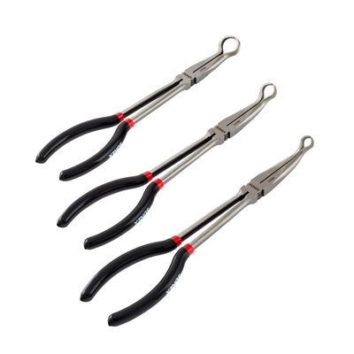 SUNEX 3  Piece 11 Inch Long Reach Hose Grip Pliers Set