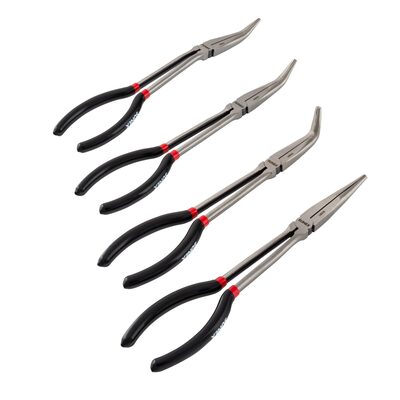 SUNEX 4  Piece 11 Inch Long Reach Pliers Set
