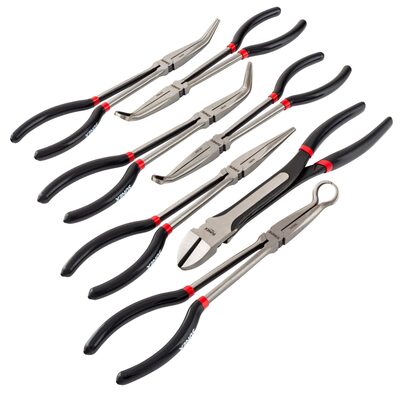 SUNEX 7  Piece 11 Inch Long Reach Pliers Set