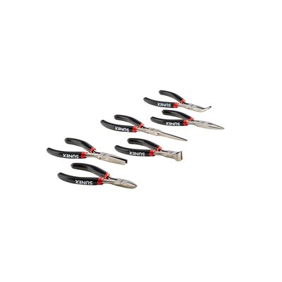 SUNEX 6 Piece Mini Pliers Set in Storage Tray
