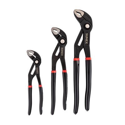 SUNEX 3 Pc Slip Joint Tongue and Groove Pliers Set