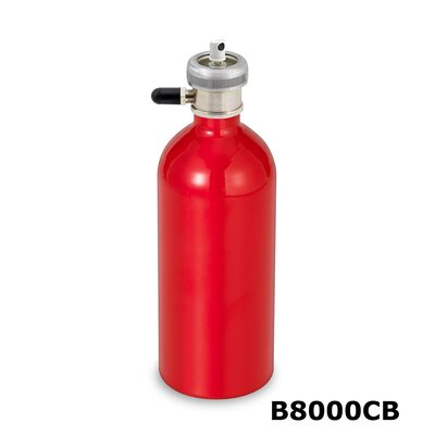 Milwaukee Sprayer B8000CB - Model B 16 oz Aluminum Sprayer, Red Powder-Coated, Chrome-Plated Brass Top