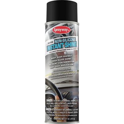Sprayway Inc. SW938 Non-Silicone Auto Care Instant Shine, 20 oz Aerosol Can, Clear, Liquid