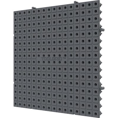Toolgrid TGB-6X6 Modular Board 16pc Pack - Grey