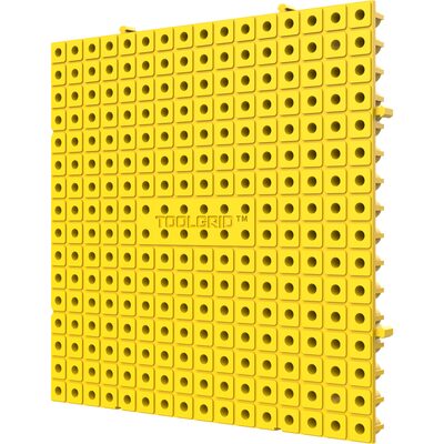 Toolgrid TGB-6X6 Modular Board 16pc Pack - Yellow