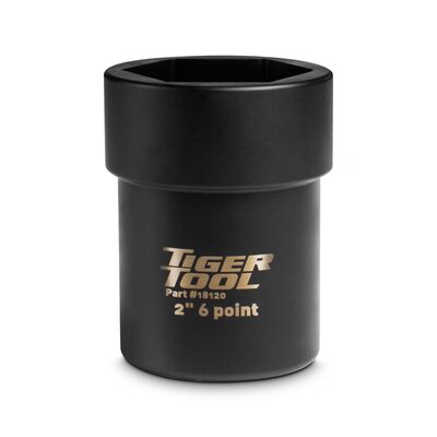 Tiger Tool 2" 6 POINT AXLE NUT SOCKET