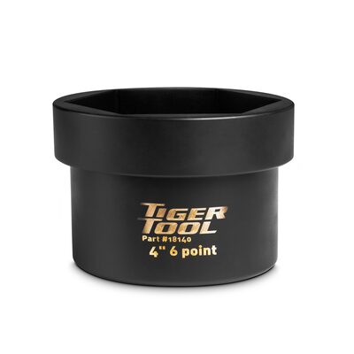 Tiger Tool 4" 6 POINT AXLE NUT SOCKET