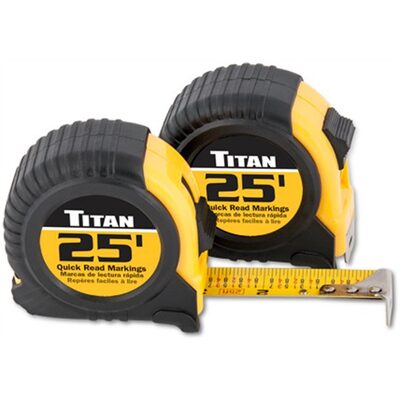 Titan 25 ft. 2 pk. Tape Measure