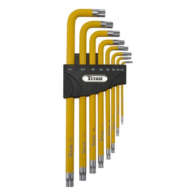 TITAN 8-PC TRIPLE SQUARE L-SHAPED WRENCH S