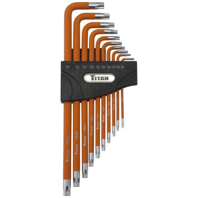 TITAN 10-PC 5-LOBE TAMPER RESISTANT L-SHAP