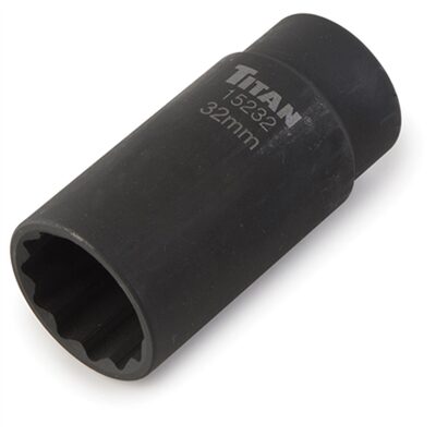 TITAN 32MM 1/2" DR 12PT AXLE NUT SKT