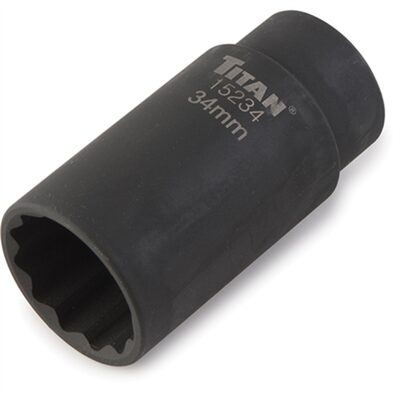 TITAN AXLE NUT SOCKET 1/2" DRIVE 34 MM 1