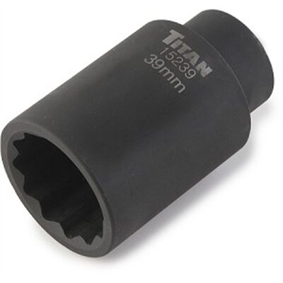 TITAN 39MM 12PT AXLE NUT